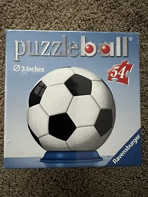 $19.99 • Buy Ravensburger 3D 54 Piece Soccer Puzzle Ball NEW