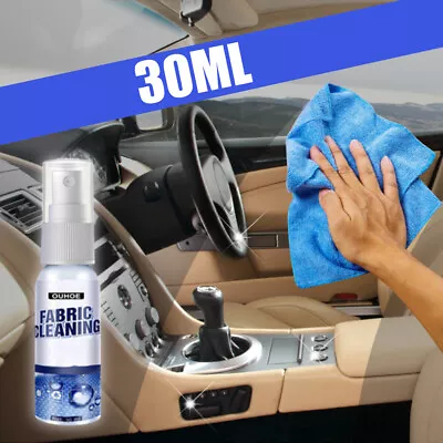 30ml Car Interior Parts Cleaning Agent Cleaner Woven Fabric Car Roof Clean Tool • $3.99