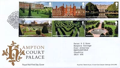 Gb 2018 Hampton Court Palace First Day Cover Lot 16102 • £4.20