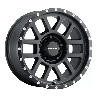 U.S. WHEEL Aluminum Stealth (Series 772) 17X8.5 5X139.7 ET0 Black (Qty Of 4) • $993.53