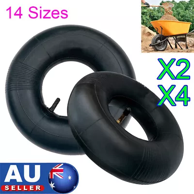 2/4X Inner Tube For Lawn Mower Tractor Cart ATV Tire Bent / Schrader Valve Tyre~ • $18.99