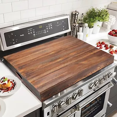 Wooden Stove Top Cover Board For Gas Burner & Electric Stove Noodle Board St... • $138.96