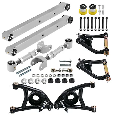 Upper Lower Trailing Control Arms Set For 1967-72 Chevy Chevelle A Body Tubular • $467.35