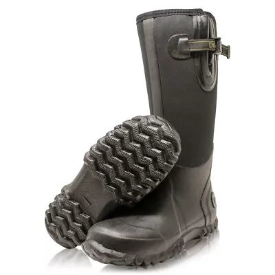 Dirt Boot Neoprene Wellington Muck Field Sport Boots Adjustable Rain Wellies • £59.99