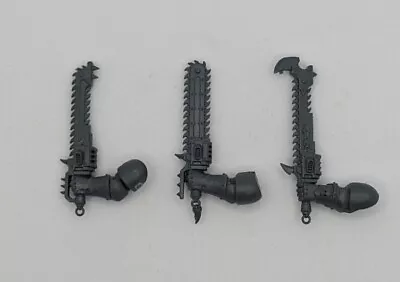 World Eaters Khorne Berzerkers CHAINSWORDS X 3 Chaos Space Marines 40K • $4.50