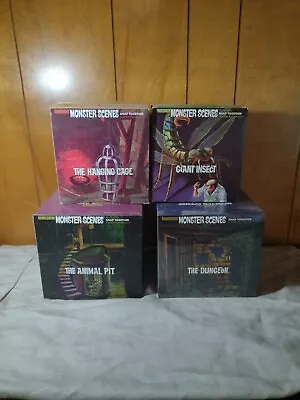 Monster Scenes Model Kits Lot Of 4 RARE • $250