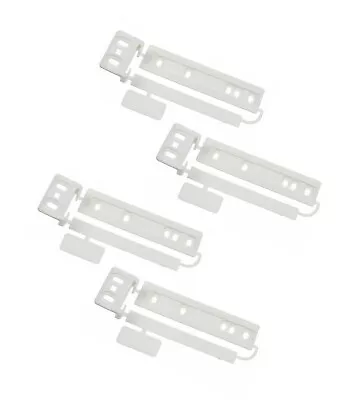 £9.95 • Buy 4 Integrated Fridge Freezer Door Mounting Bracket Fixing Slide For AEG Zanussi  