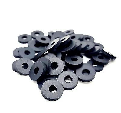 1/4  ID Rubber Flat Washers 5/8  OD X 1/8  Gasket Sealing Spacer 1/4 X 5/8 X 1/8 • $12.89