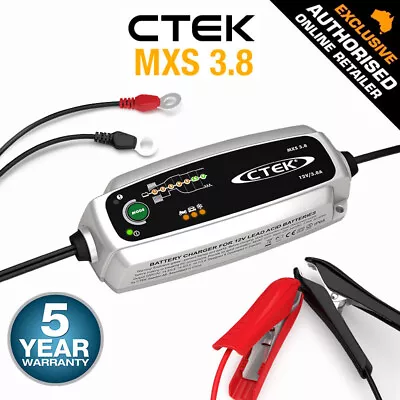 CTEK MXS 3.8 12V 3.8 Amp Smart Battery Charger Car Motorcycle Caravan Camper AGM • $126