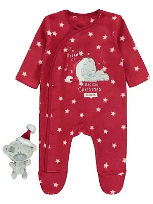 Baby Boys Girls TATTY TEDDY..ME TO YOU BEAR CHRISTMAS Outfit Sleepsuit/Comforter • $16.41