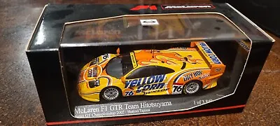 McLaren F1 GTR Yellow Corn Minichamps 1 43 Model 530 224376 MINT & BOXED! • £18