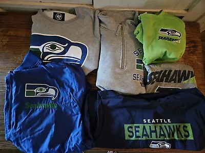 Seattle Seahawks Nike Starter Sweatshirt Dri Shirt Jacket 2XL 6 Piece Set • $39.99