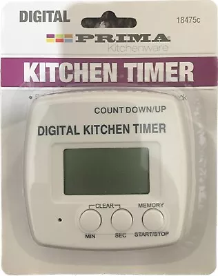 £4.79 • Buy Magnetic Clock LCD Digital Kitchen Timer Count Down/up Cooking Timer Loud Alarm