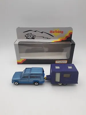 Rare Vintage Mukpo Matchbox Bulgarian 1:60 Matra Rancho And Caravan 1982. • £46.90