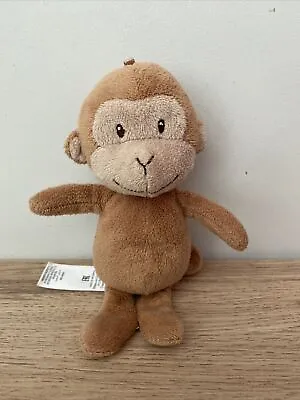 CHEEKY MONKEY 18cms Plush Soft Toy Baby Comforter Rattle From M & S VGC • £11.95