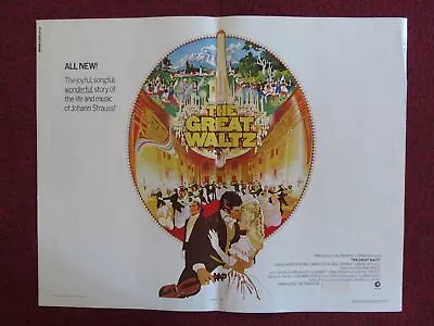 £15.94 • Buy THE GREAT WALTZ US HALF SHEET (22 X 28 ) POSTER HORST BUCHOLZ MARY COSTA 1972