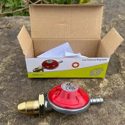 Propane Gas Regulator BBQ Camping 37mbar - Flogas & Calor Gas Bottles • £12.95