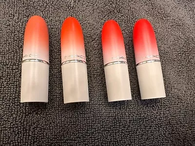 NEW Mac Mini Powder Kiss Lipstick Mix Lot 4 Quantity MAC Cosmetics Lip • $18