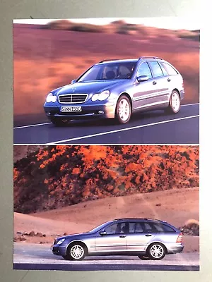 2001 Mercedes-Benz C-Class Estate Wagon Press Photo Foto RARE!! Awesome L@@K • $7.95