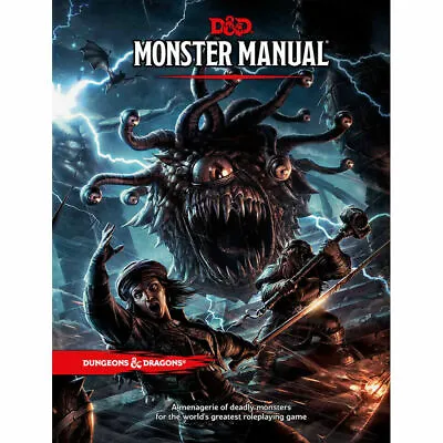 $52.99 • Buy Dungeons And Dragons Monster Manual 5th Edition - New -