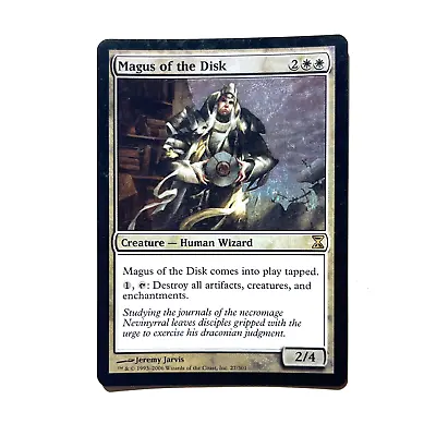 1x Magus Of The Disk FOIL SP Time Spiral MTG See Photos Magic The Gathering • $4.79