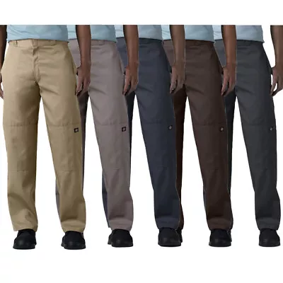 Dickies Men's 85283 Loose Fit Double Knee Cell Phone Pocket Work Pants • $37.88