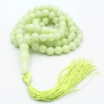 GREEN Tasbih Islamic Prayer Beads Beads Tasbeeh Tasbee Tasbi 99 Beads  • £3.95