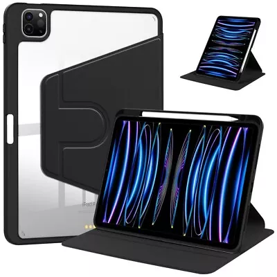 For IPad 10/9/8/7/6/5th Gen Mini Air Pro 11 12.9 Rotating Stand Case Smart Cover • $18.49