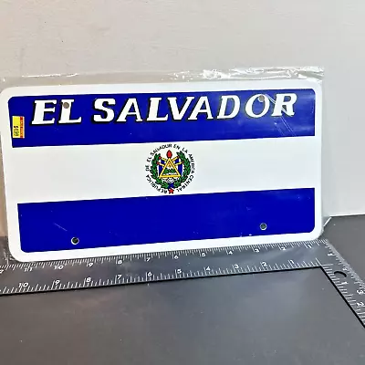 El Salvador State Background Vinyl Novelty License Plate • $8.99