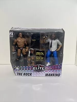 WWE Elite 2-Pack Mankind & The Rock - Rock And Sock Connection Mick Foley WWF • $89.99