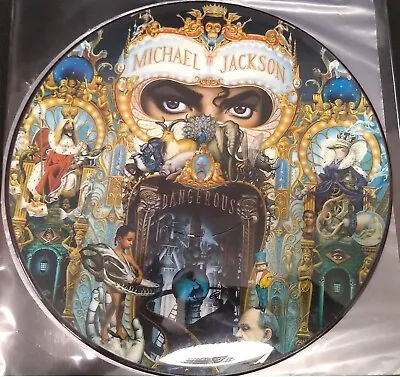 Michael Jackson Dangerous Picture Vinyl Test Without Music Ultra Rare Brazilian • $1250