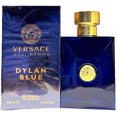 Dylan Blue By Versace Eau De Toilette 100ml / 3.4oz Men's Spray • $50