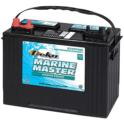 DEKA NEW 27M6 Marine Starting Battery 1050Amp Cranking Power (Group 27) • $219.99