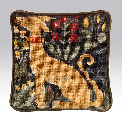 EHRMAN Lurcher HUNTING RUG MEDIEVAL Retired TAPESTRY NEEDLEPOINT KIT RARE Dog • $183.17