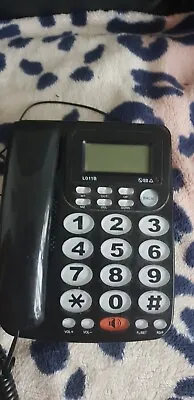 House Phone Black Caller Id Lots Of Features • £8