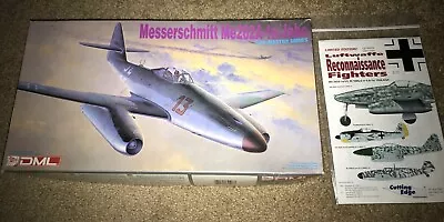 DML Messerschmitt Me262A-1a/Jabo Model Kit Bonus Luftwaffe Decals 1/48 Item 5507 • $34.99