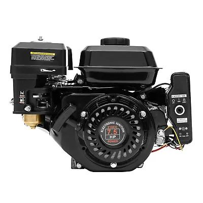 4-Stroke 7.5 HP 212CC Electric Start Horizontal Engine Go Kart Gas Engine Motor • $150.40