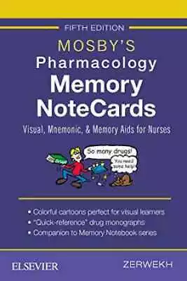 Mosby's Pharmacology Memory NoteCards: - Spiral-bound By Zerwekh MSN EdD - Good • $7.14