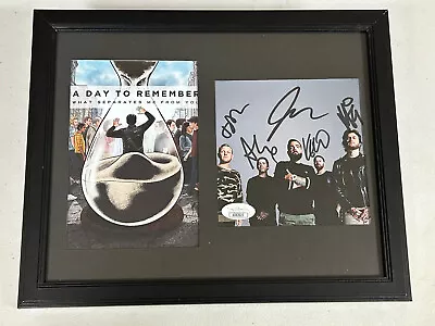 A Day To Remember Autographed Signed Framed Photo Display With Jsa Coa # Ai83825 • $200