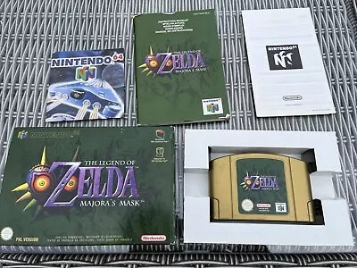 The Legend Of Zelda: Majora's Mask - Nintendo 64 N64 PAL - Boxed - Complete • £90