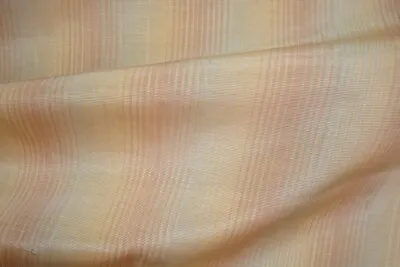 ONE Yard Fancy MOIRE Fabric Stripe Satin DRAPERY Rosedust 55  X 36  BTY • $10.99