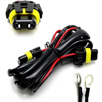 5ft Long Dual 9005/H10/9006/HB4 Connectors Y-Splitter Harness W/ Ring Terminals • $9.89