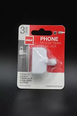 $4.79 • Buy RCA White 3-Line Phone Splitter TP6258WHR 044476066962 White