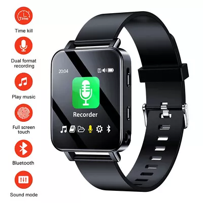 Wristband Sound Audio Voice Recorder With Bluetooth Sport Smart Watch MP3 Player • $30.27