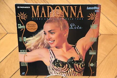 Madonna: Blond Ambition World Tour Live 1990 Laserdisc LD UK�Live Concert • $39.99
