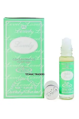 LOVELY By Al Rehab 6ML Perfume Oil Attar Ittar Itr ALCOHOL FREE HALAL • £5.99