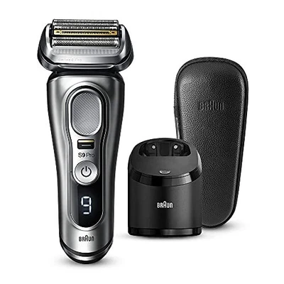 BRAUN Series 9PRO 9467CC Washer+Leather Shaver Case Electric Shaver Mad Silver • $655.56