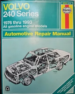 Haynes 97020 Repair Manual For Models Volvo 240 Series 1976 Thru 1993 • $10