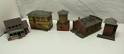 Ho Scale Lot Of 5 Building Factory General Store Water Tower House Tower • $29.98