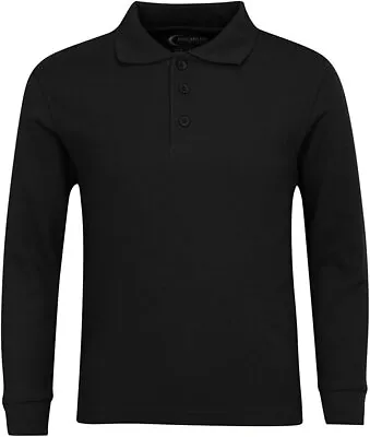 Premium Men’s Long Sleeve Polo Shirts–with Stain Guard Polo Shirts BACK IN STOCK • $20.95